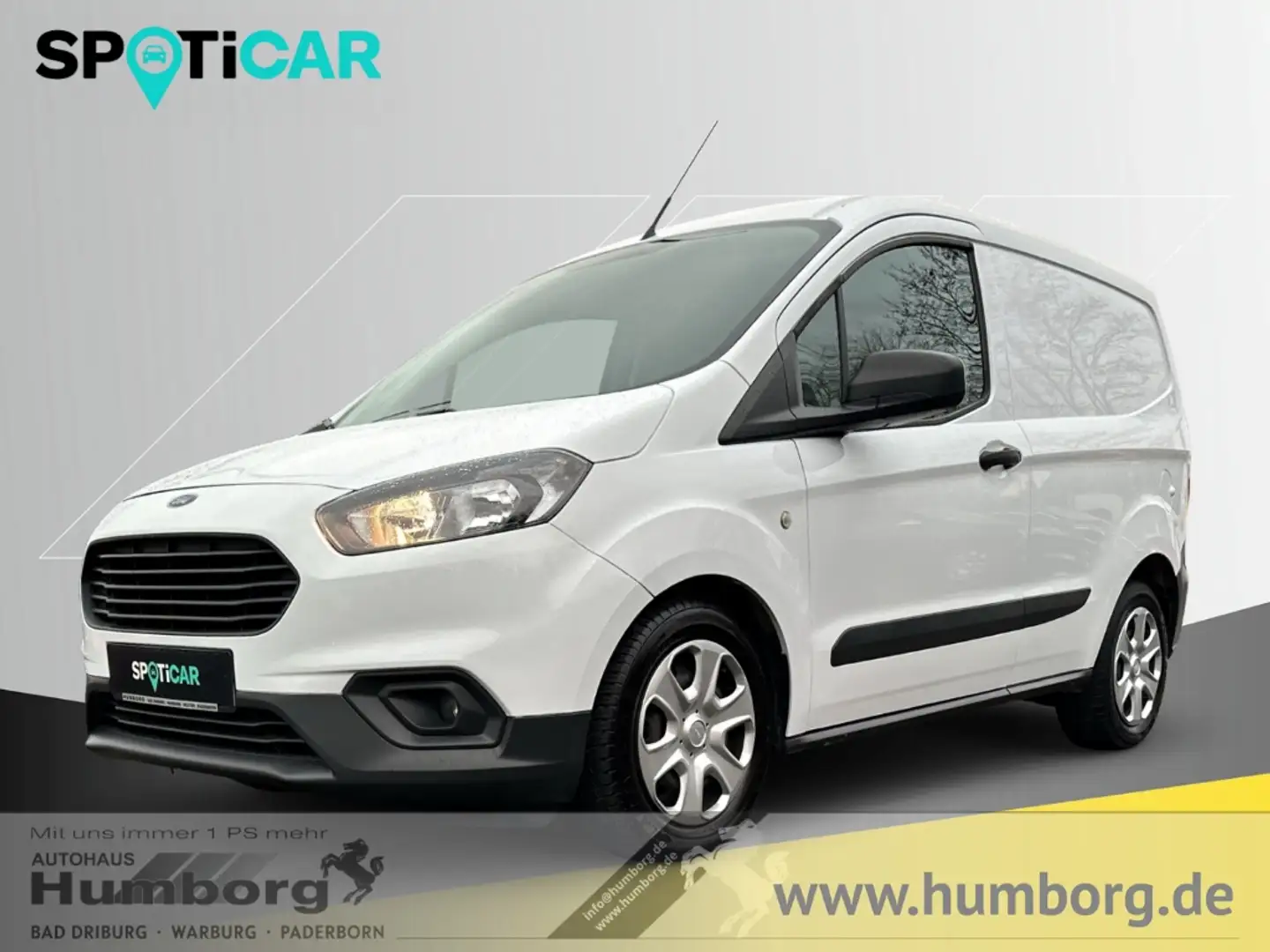 Ford Transit Courier 1.5 TDCi Trend Notbremsass. Tel.-Vorb. Berganfahra Blanco - 1
