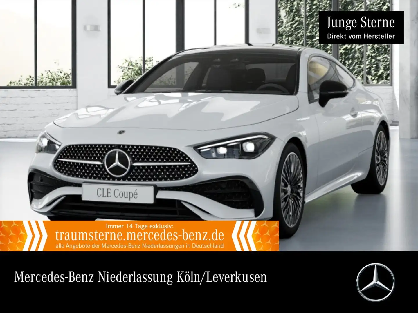 Mercedes-Benz CLE 450 4M AMG+NIGHT+PANO+360+BURMESTER+KEYLESS+9G Blanc - 1