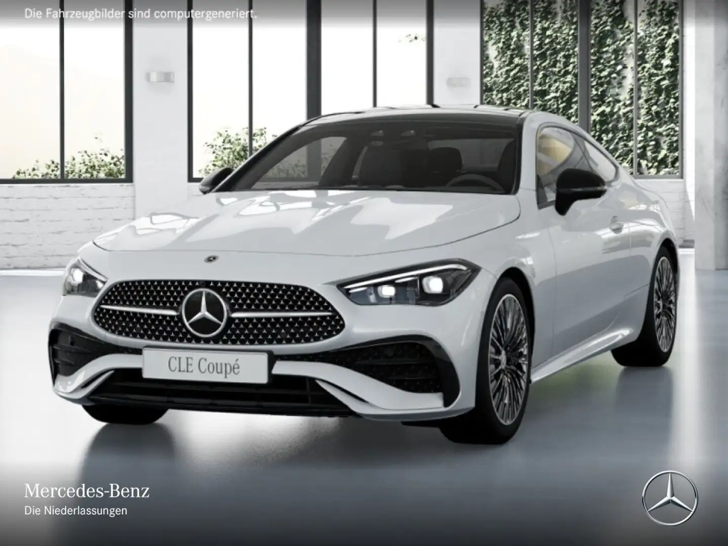 Mercedes-Benz CLE 450 4M AMG+NIGHT+PANO+360+BURMESTER+KEYLESS+9G Blanc - 2
