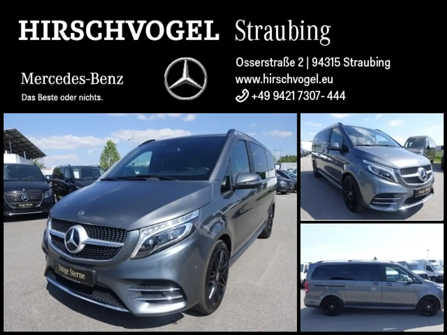 Mercedes-Benz V 250 d EDITION lang AMG Distronic+AHK Grau - 1
