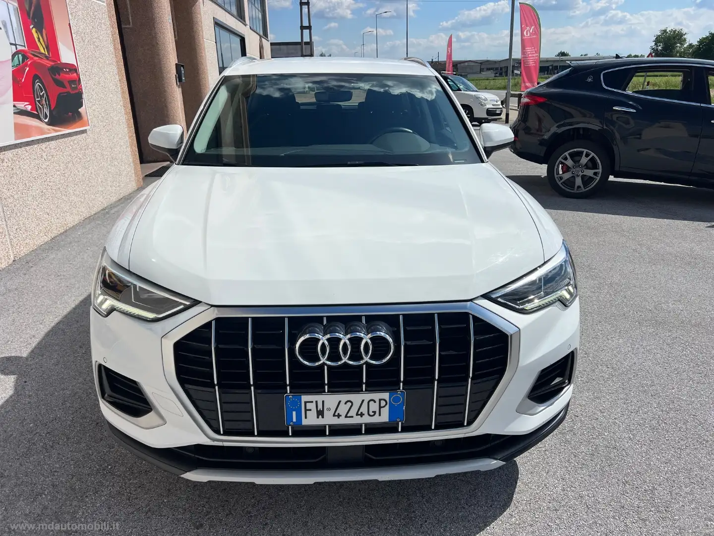 Audi Q3 35 TDI S tronic Business Advanced CERCHI 19 SOLO K Blanc - 2