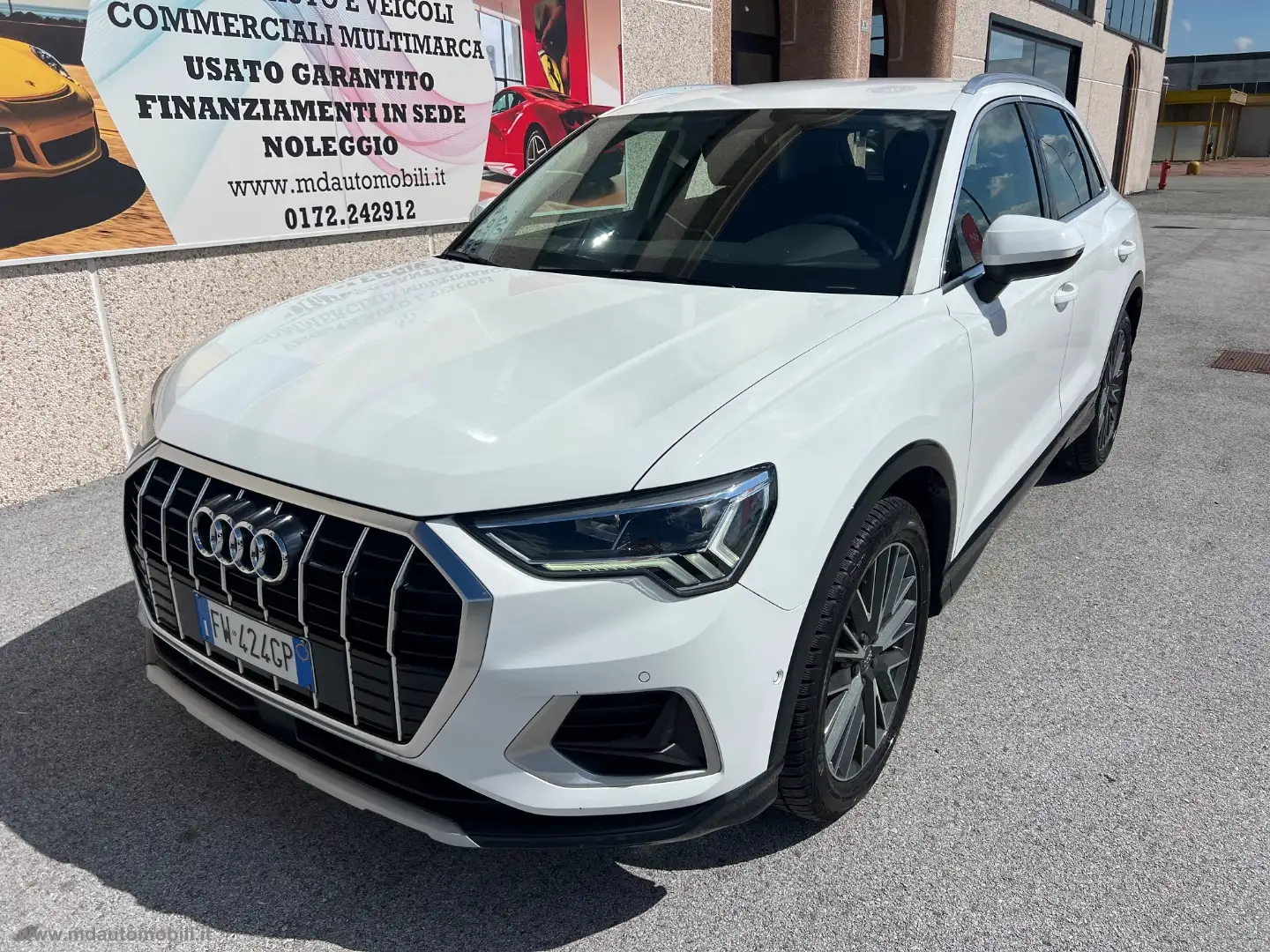 Audi Q3 35 TDI S tronic Business Advanced CERCHI 19 SOLO K Blanc - 1