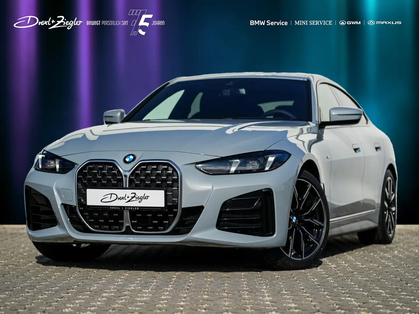 BMW 420 420d xDrive Gran Coupe M-Sport GSD ACC AHK 360° Grau - 1