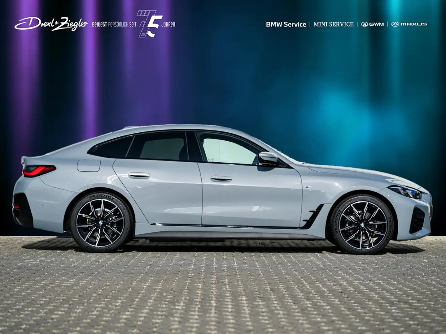 BMW 420 420d xDrive Gran Coupe M-Sport GSD ACC AHK 360° Grau - 2