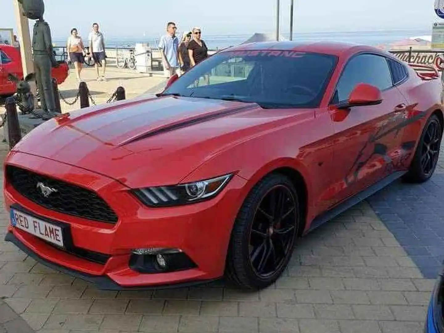 Ford Mustang Mustang 2.3 Eco Boost Rood - 2