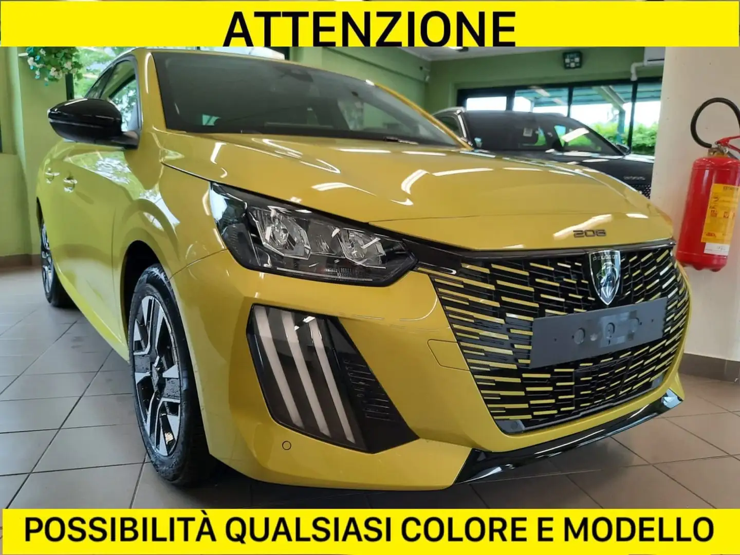 Peugeot 208 1.2 hybrid Allure 110cv e-dcs 6 Giallo - 1