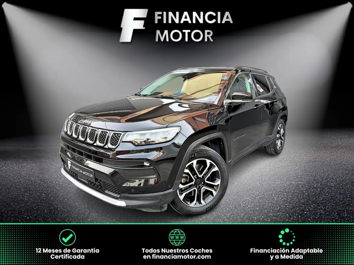 Jeep Compass 1.3 PHEV S 4x4 Aut. 240 Negro - 1