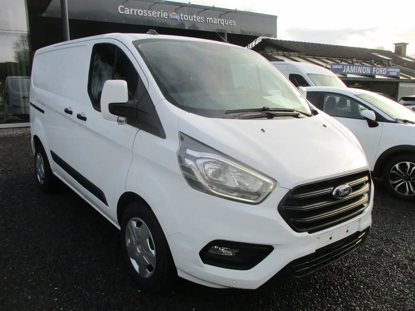 Ford Transit Custom 2.0 TDCi L1H1 Trend 62000 km camera de recul Blanc - 2
