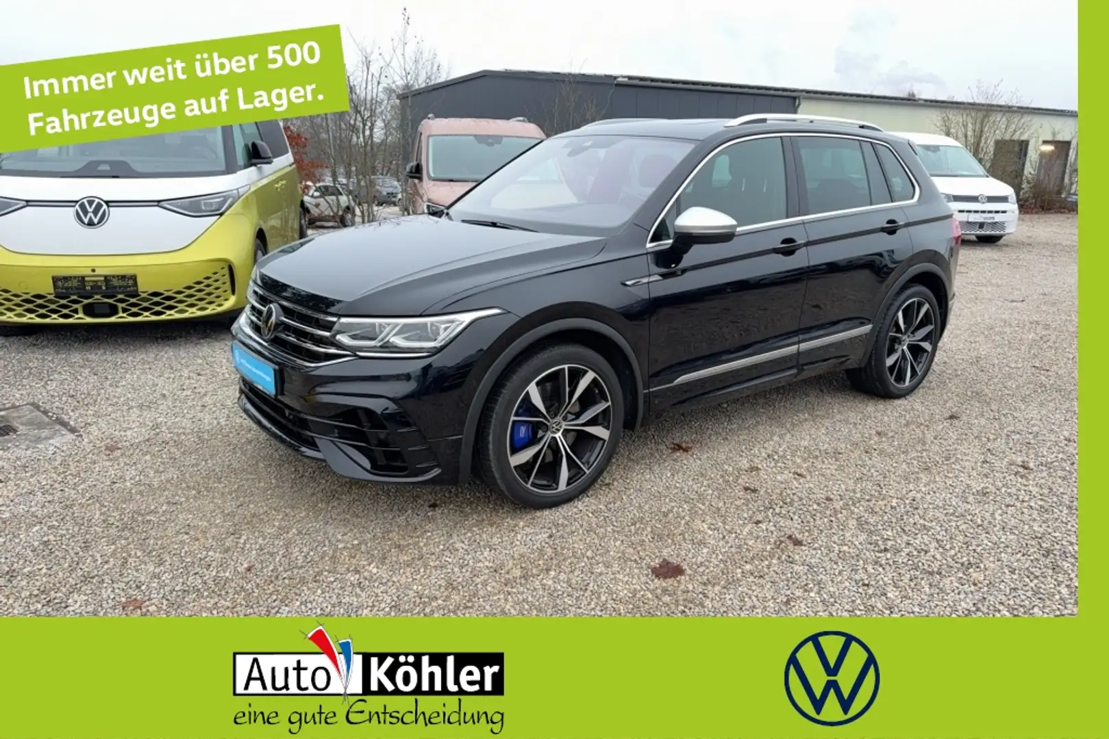 Volkswagen Tiguan R TSi DSG 4M Black/Matrix/Pano/CarPlay Noir - 1