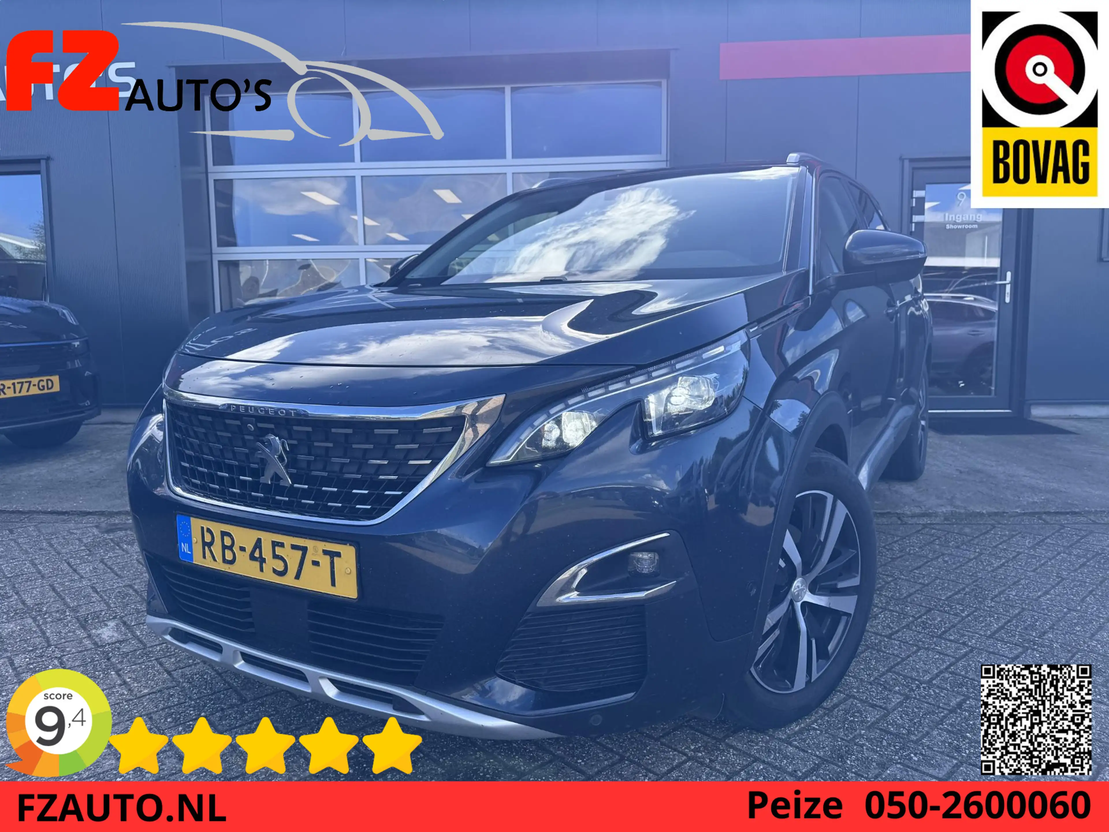 Peugeot 5008 1.2 PureTech Allure Aut. 7p - Schuifdak - Dodehoek