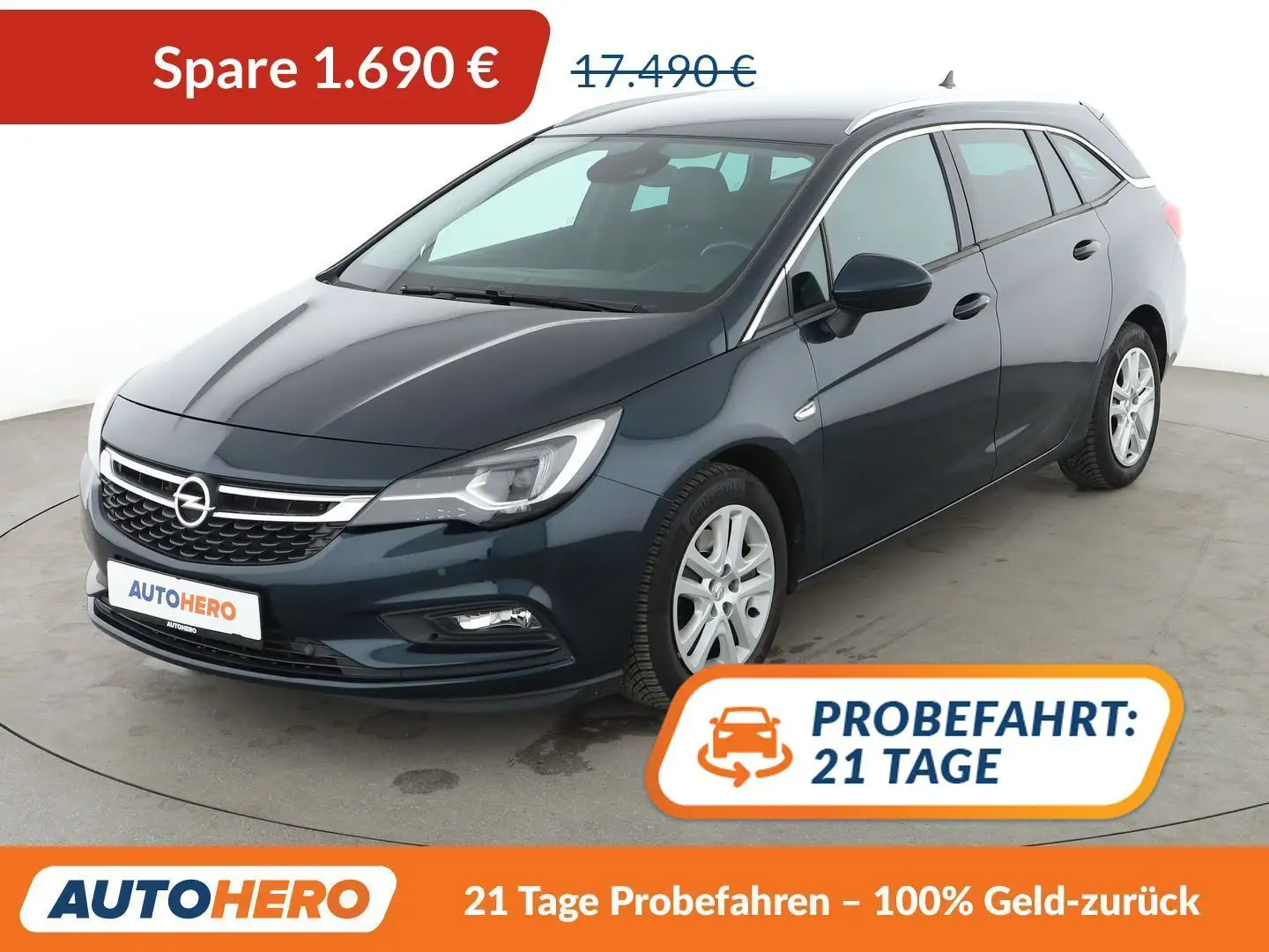 Opel Astra 1.6 SIDI Turbo Innovation Start/Stop Aut.*NAVI*LED Grün - 1