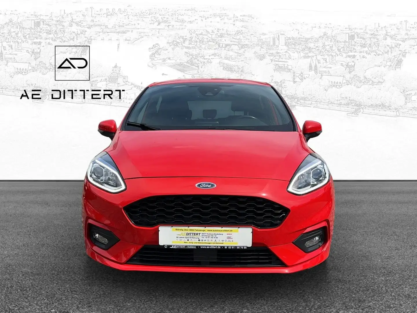 Ford Fiesta ST-Line +Navi+Tempomat+Shz+AndroidApple+ Rouge - 2