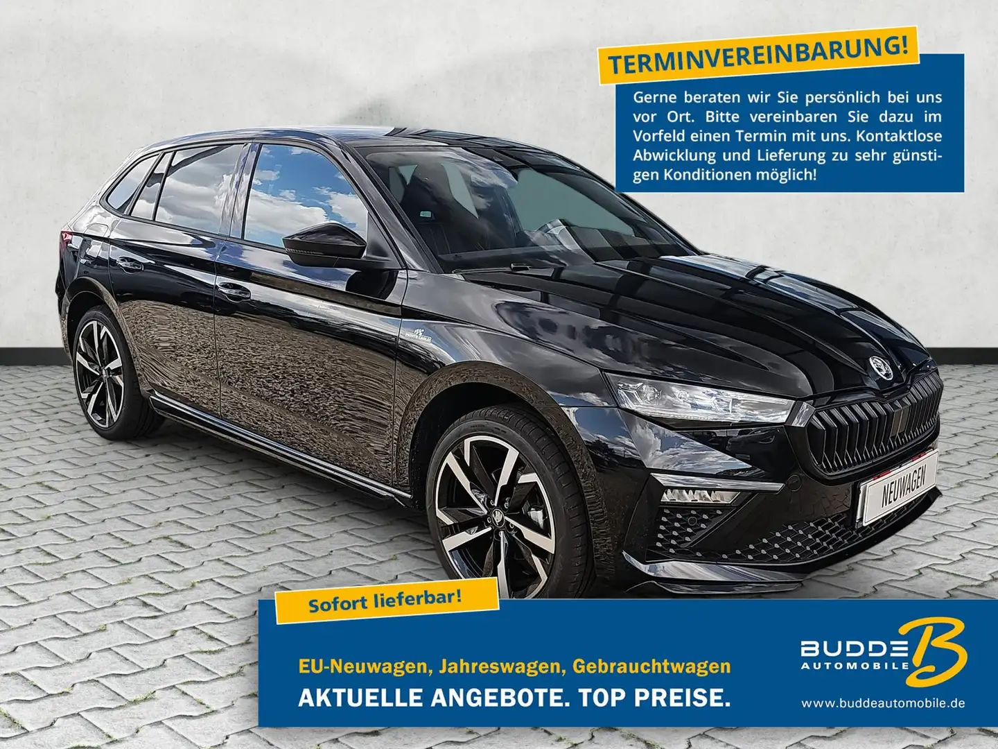 Skoda Scala 1.5 TSI DSG Monte Carlo / AHK / 18" Ursa Schwarz - 1