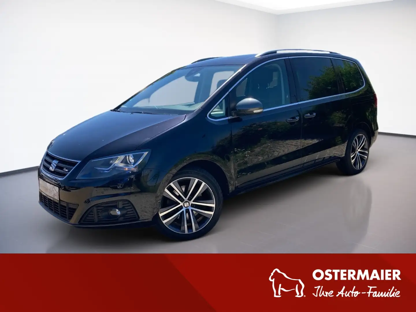 SEAT Alhambra FR-Line 1.0 TSI LightA.DSG.NAV.WINTERPAKET.KAM.CAR Schwarz - 1