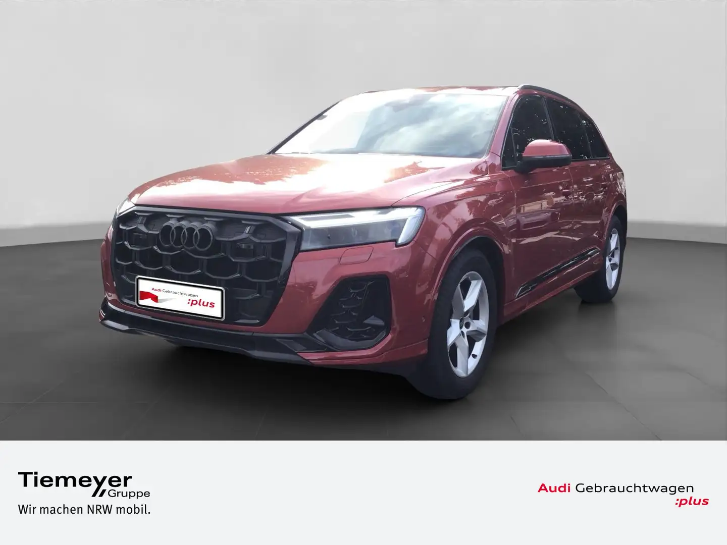 Audi Q7 45 TDI Q S LINE LM21 OPTIK-PKT LUFT AHK Rot - 1