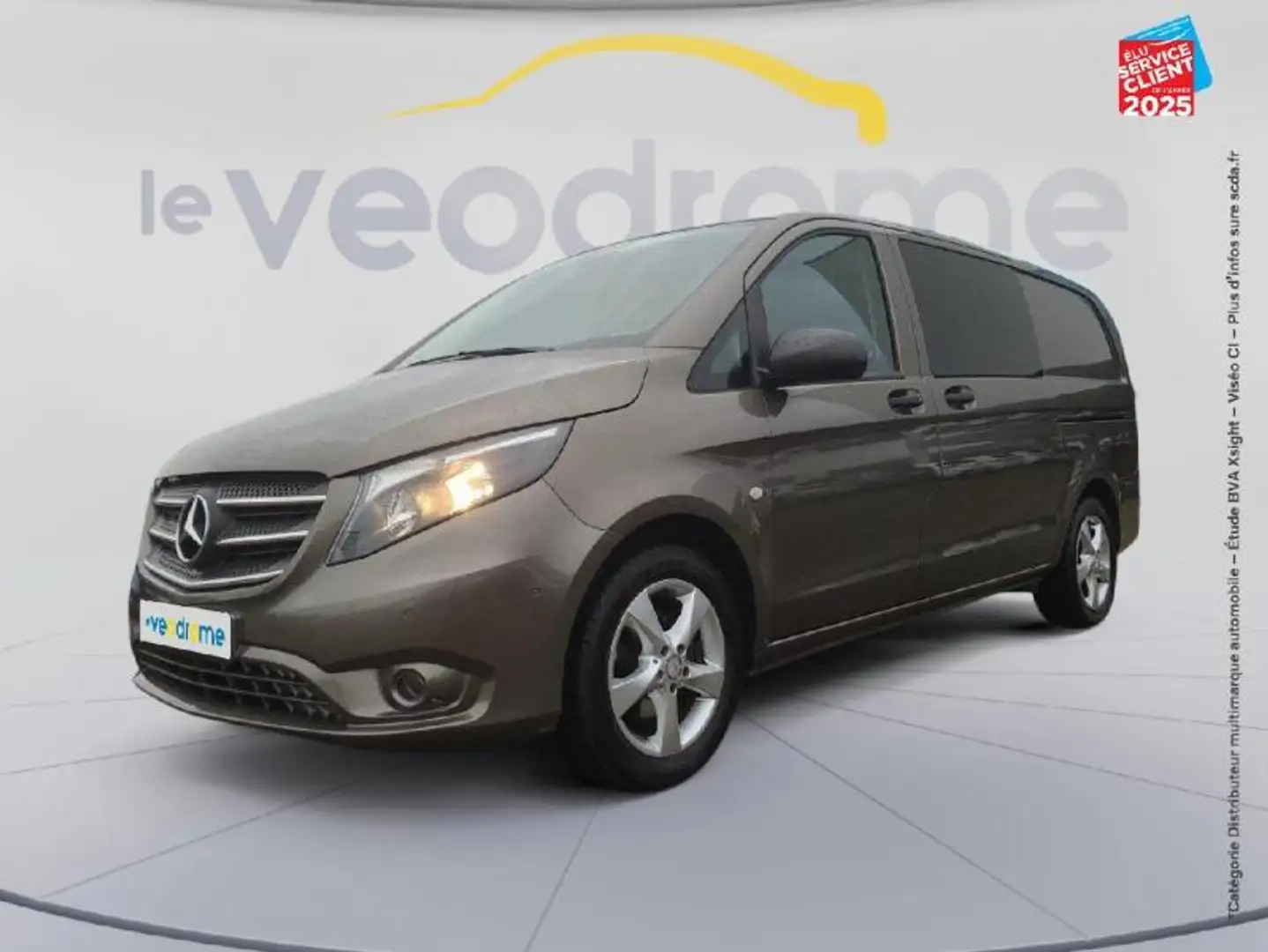 Mercedes-Benz Vito 116 CDI Mixto Long Pro GPS Camera BVA 5P Brun - 1