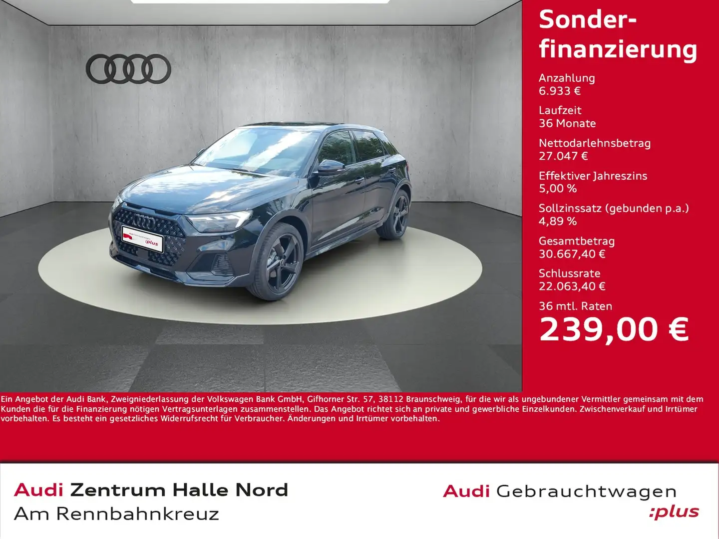 Audi A1 allstreet 35 TFSI S tronic Schwarz - 1
