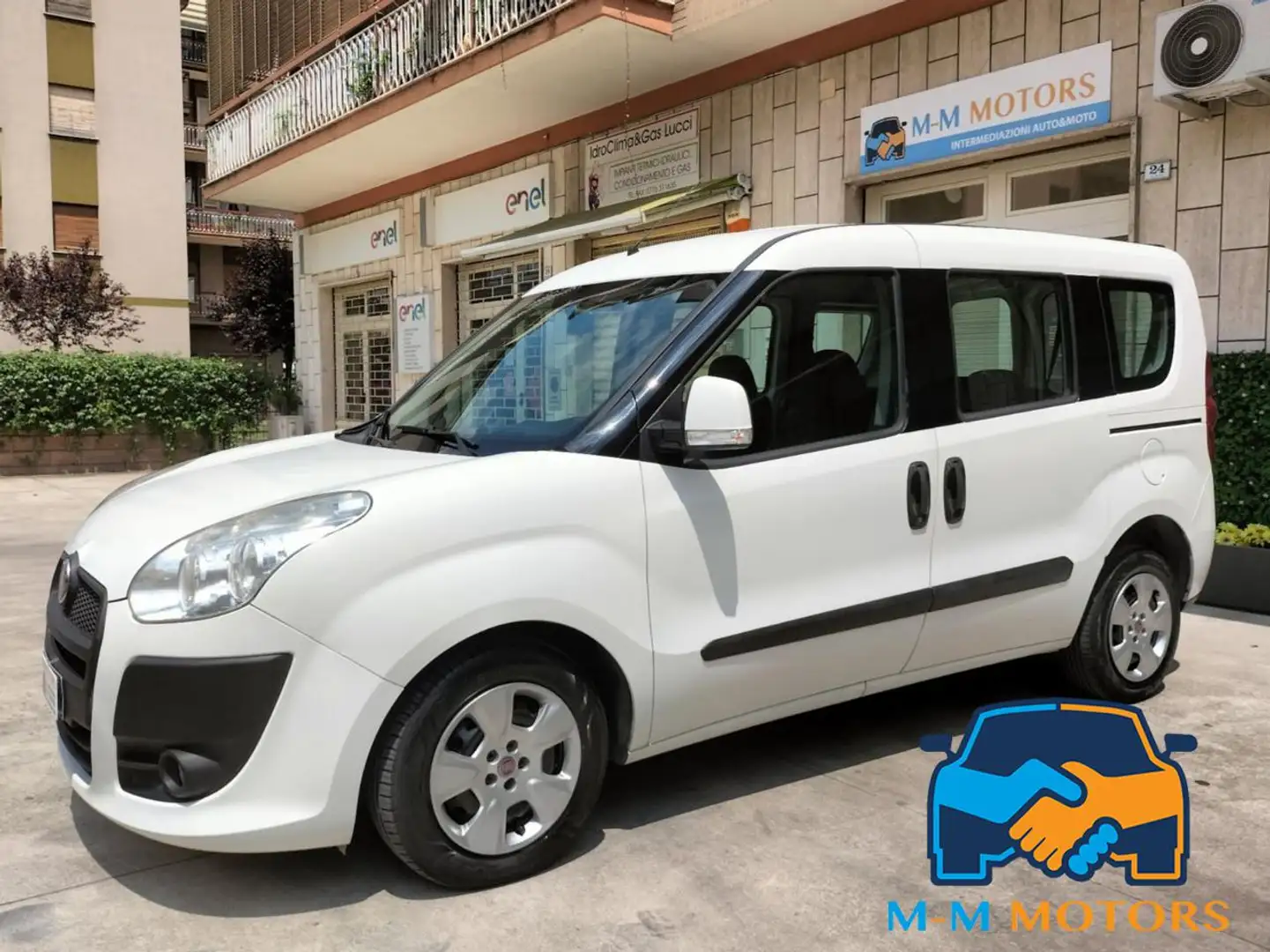 Fiat Doblo Doblò 1.6 MJT 105CV Combi Maxi N1 5 POSTI Blanc - 1