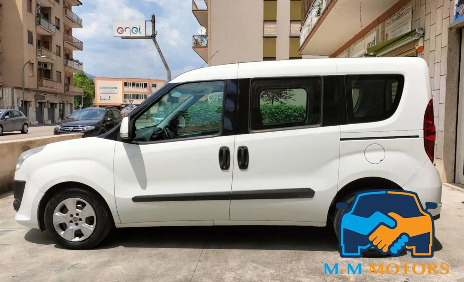 Fiat Doblo Doblò 1.6 MJT 105CV Combi Maxi N1 5 POSTI Blanc - 2