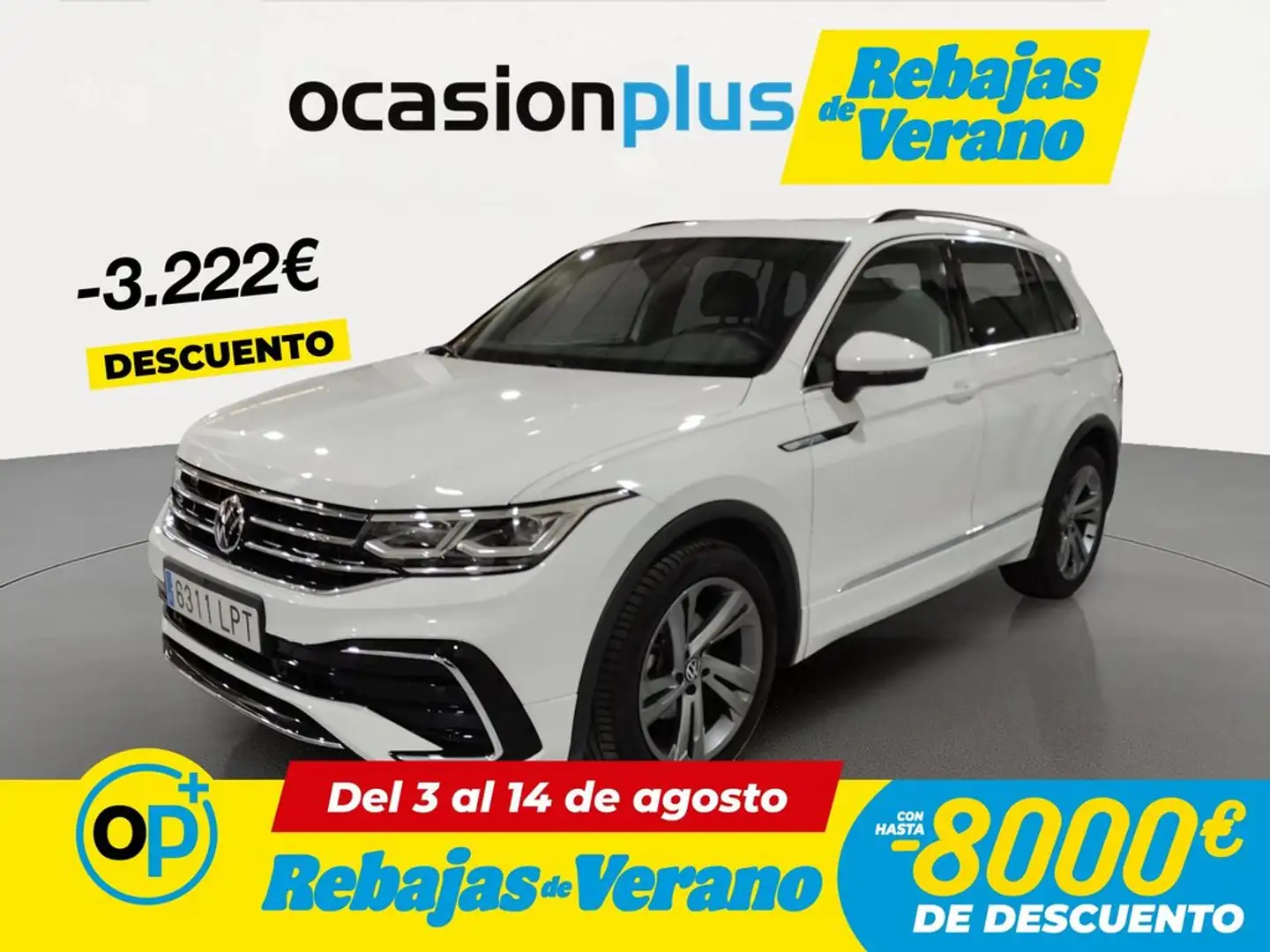 Volkswagen Tiguan 1.5 TSI R-Line DSG 110kW Blanco - 1