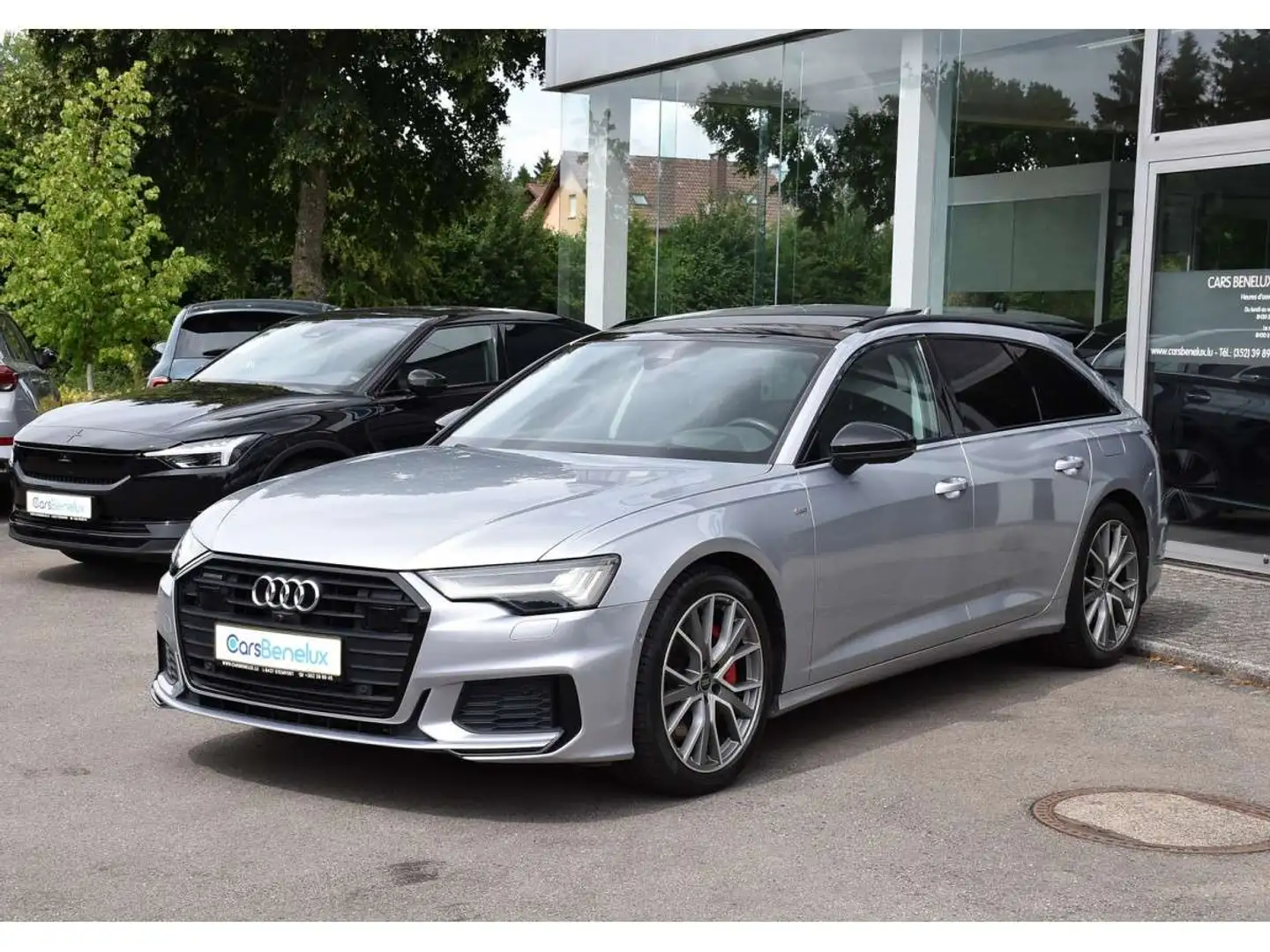 Audi A6 Avant 55 TFSI e S-Line Quattro TO ATT RMQ HD MATR. Argent - 2