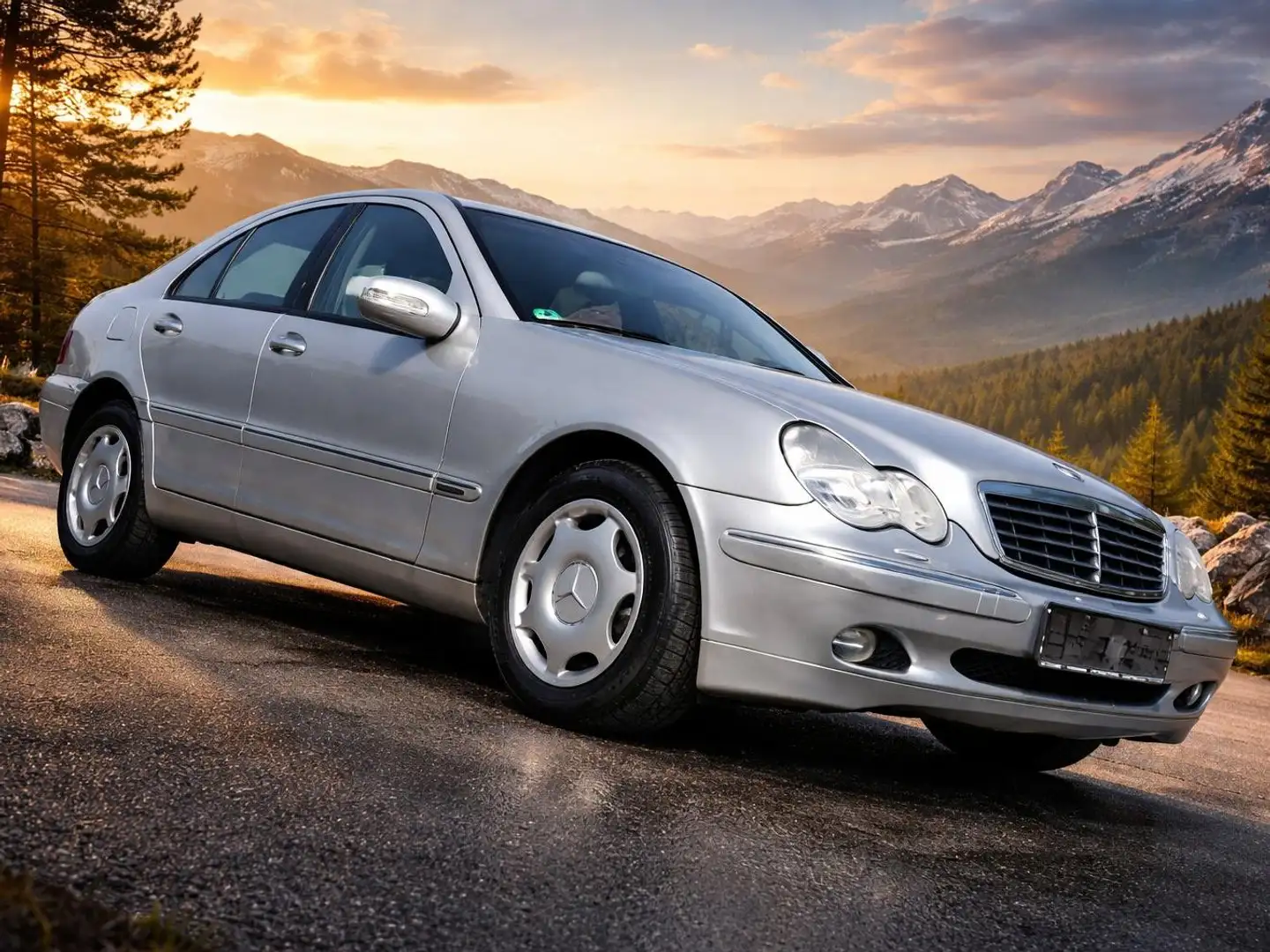 Mercedes-Benz C 220 CDI Elegance.AHK.Xenon.Automatik!135120km Silber - 1