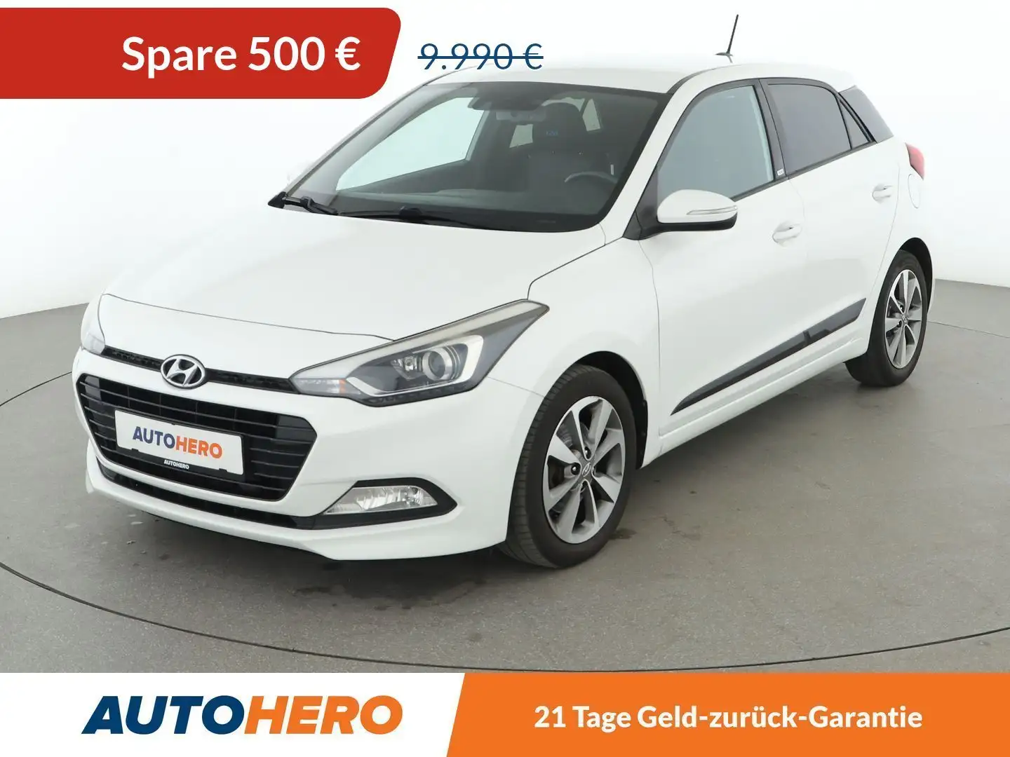 Hyundai i20 1.0 TGDI Passion blue *NAVI*CAM*SHZ*LHZ*ALU*TEMPO* Weiß - 1
