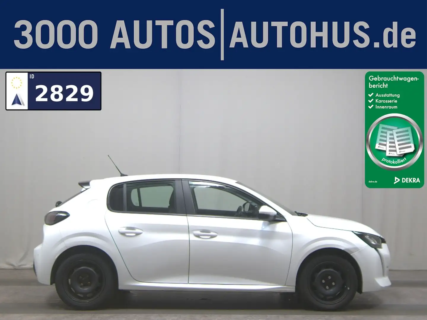Peugeot 208 1.2 PureTech Active Navi LED Tempomat Weiß - 1