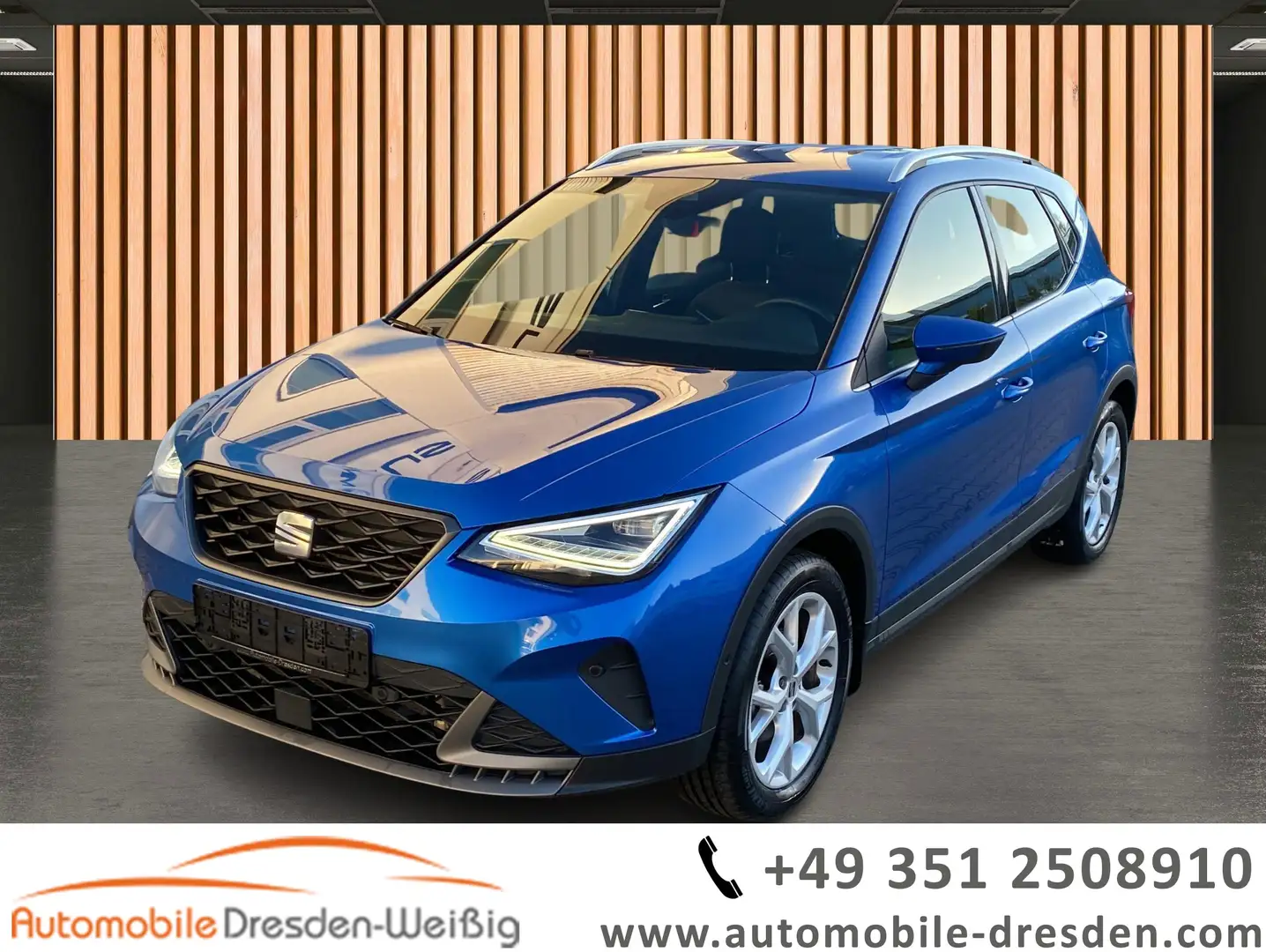 SEAT Arona 1.0TSI DSG FR*Kamera*voll LED* Bleu - 1
