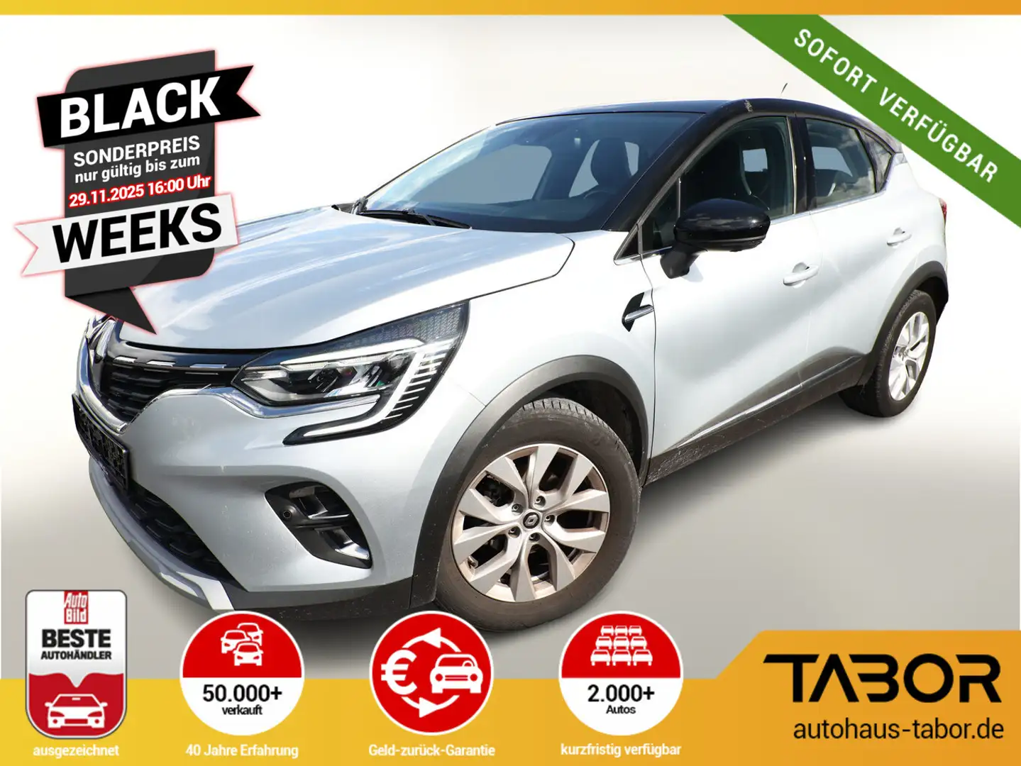 Renault Captur II 1.3 TCe 140 Intens MHEV Nav Kam360 ACC Grau - 1