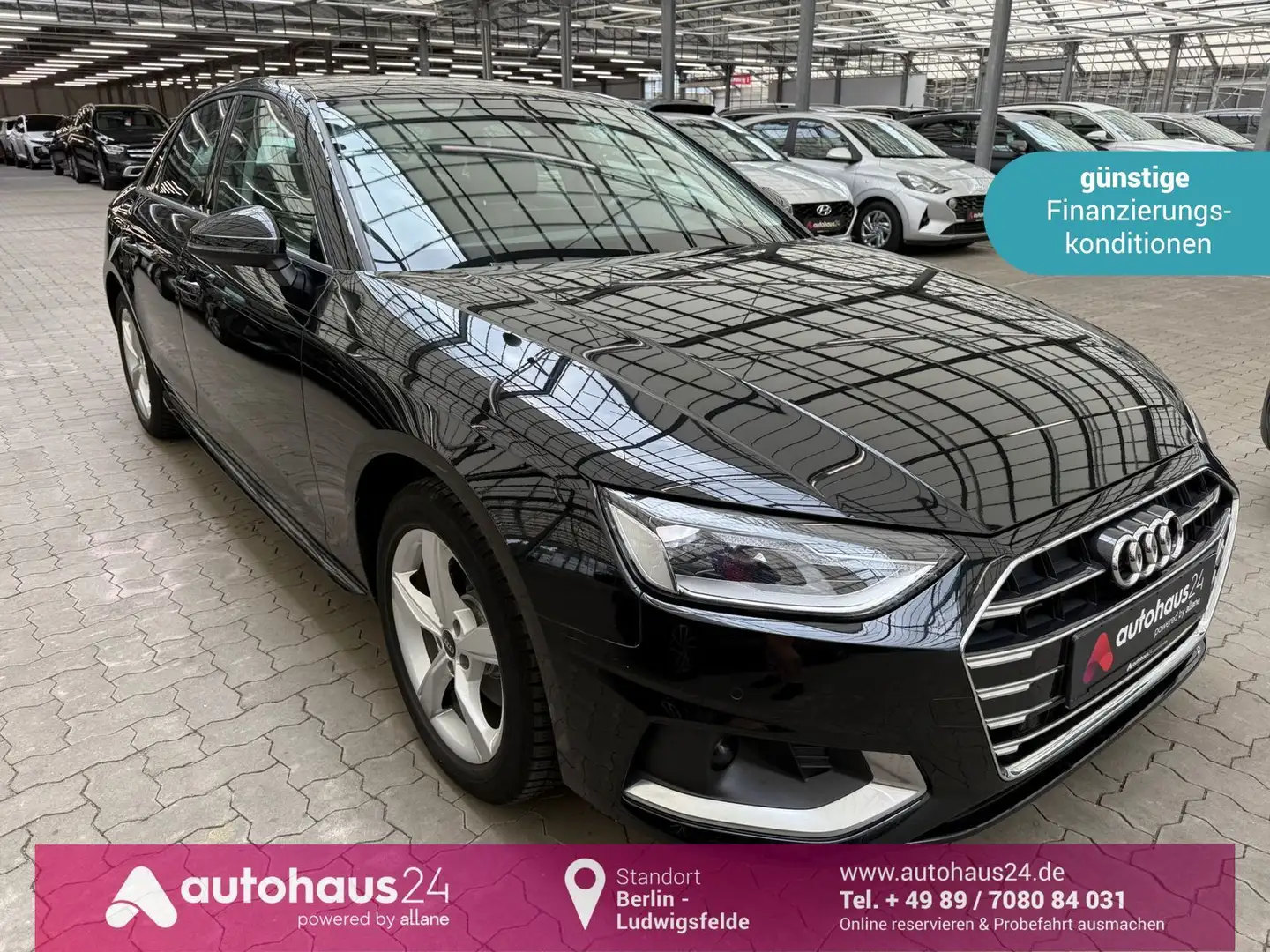 Audi A4 30 2.0 TDI Limousine  advanced|B&O|HeadUp Schwarz - 1