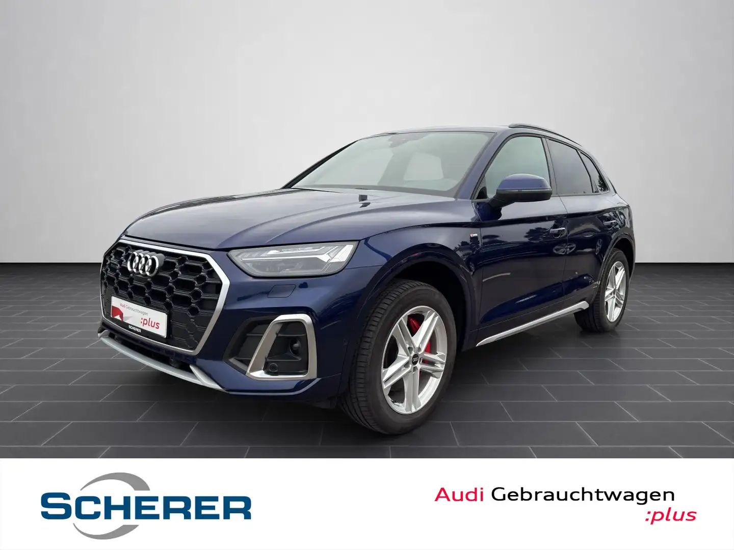 Audi Q5 50 TFSIe quattro S line B&O AHK HUD LED Blau - 1