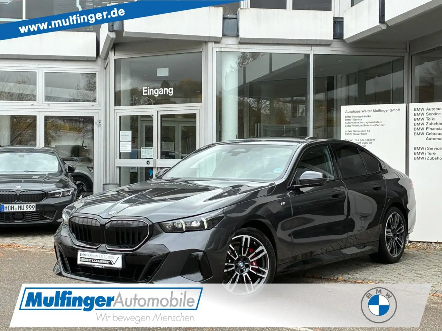 BMW 520 i M Sport Pro HUD ACC SuView.KomfS.Sitzbel.HK Gris - 1