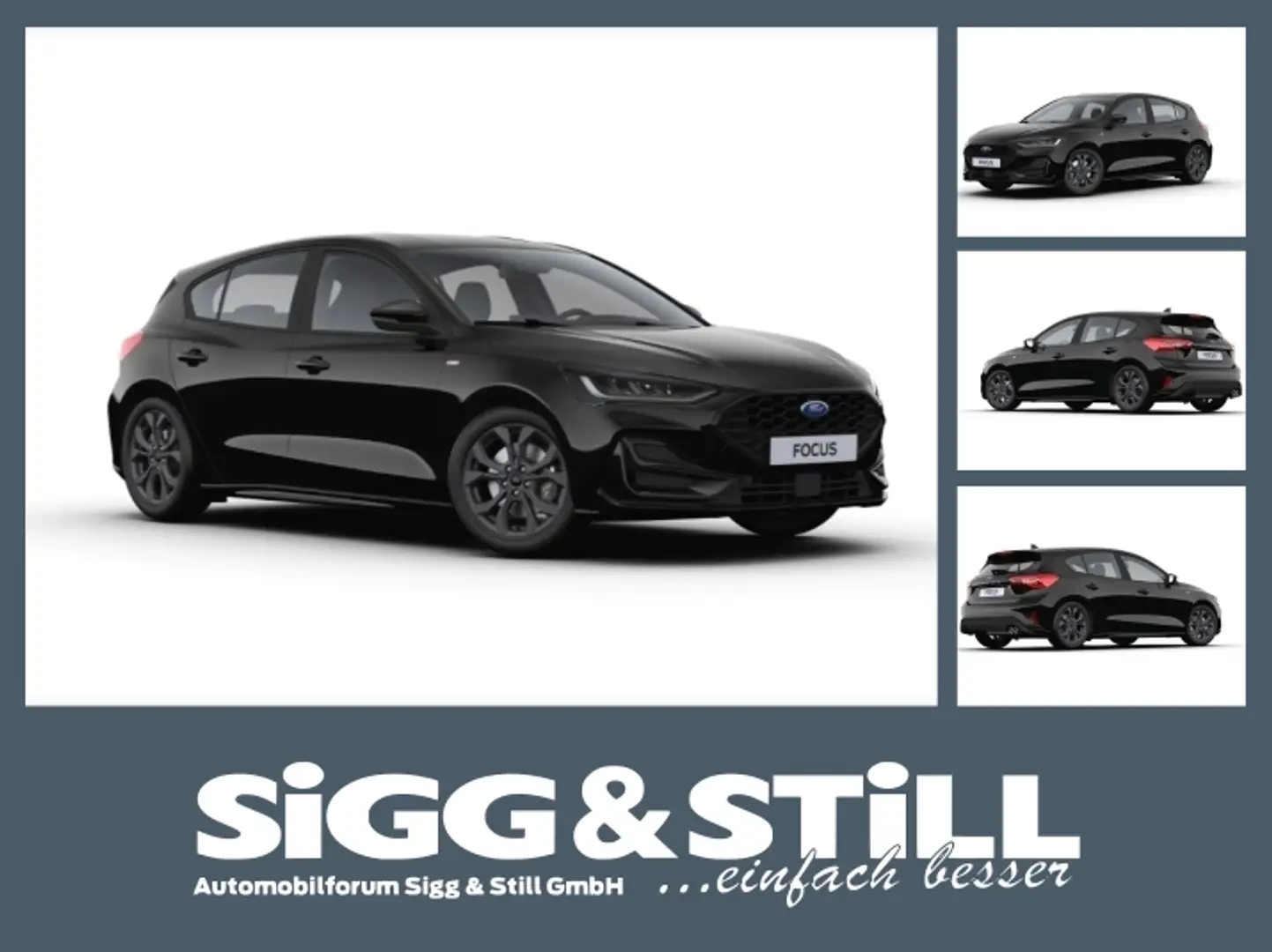 Ford Focus ST-LINE*INVENTURABVERKAUF*IACC*BLIS*NAV*CAM Schwarz - 1