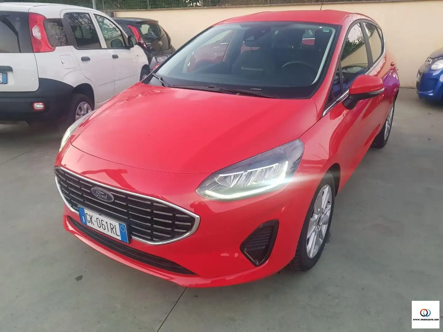Ford Fiesta 1.0 EcoBoost Hybrid 125 CV Titan. Rood - 2