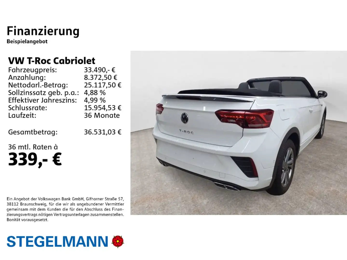 Volkswagen T-Roc 1.5 TSI DSG R-Line *AHK*LED*Navi Weiß - 2