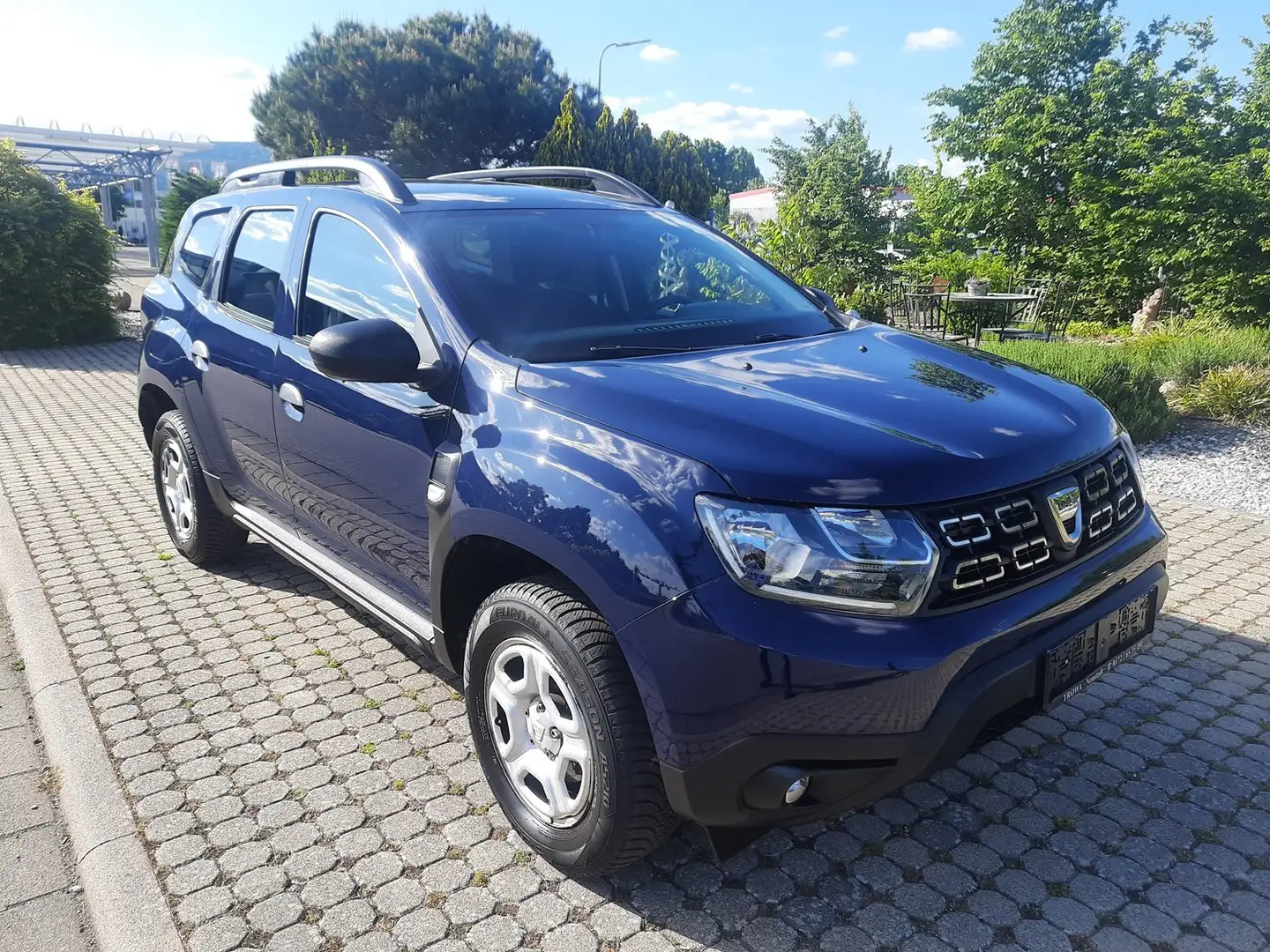 Dacia Duster 1.Hd, TÜV neu, Klima, AHK, Allwetter Tempomat, Синій - 2