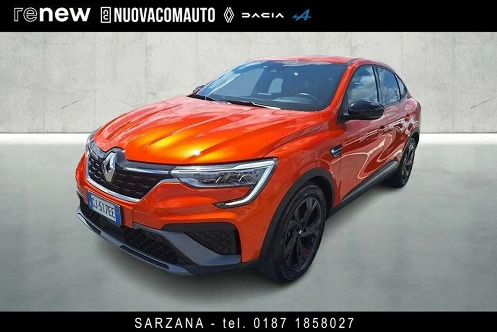 Renault Arkana 1.6 hybrid R.S. Line E-Tech 145cv Arancione - 1