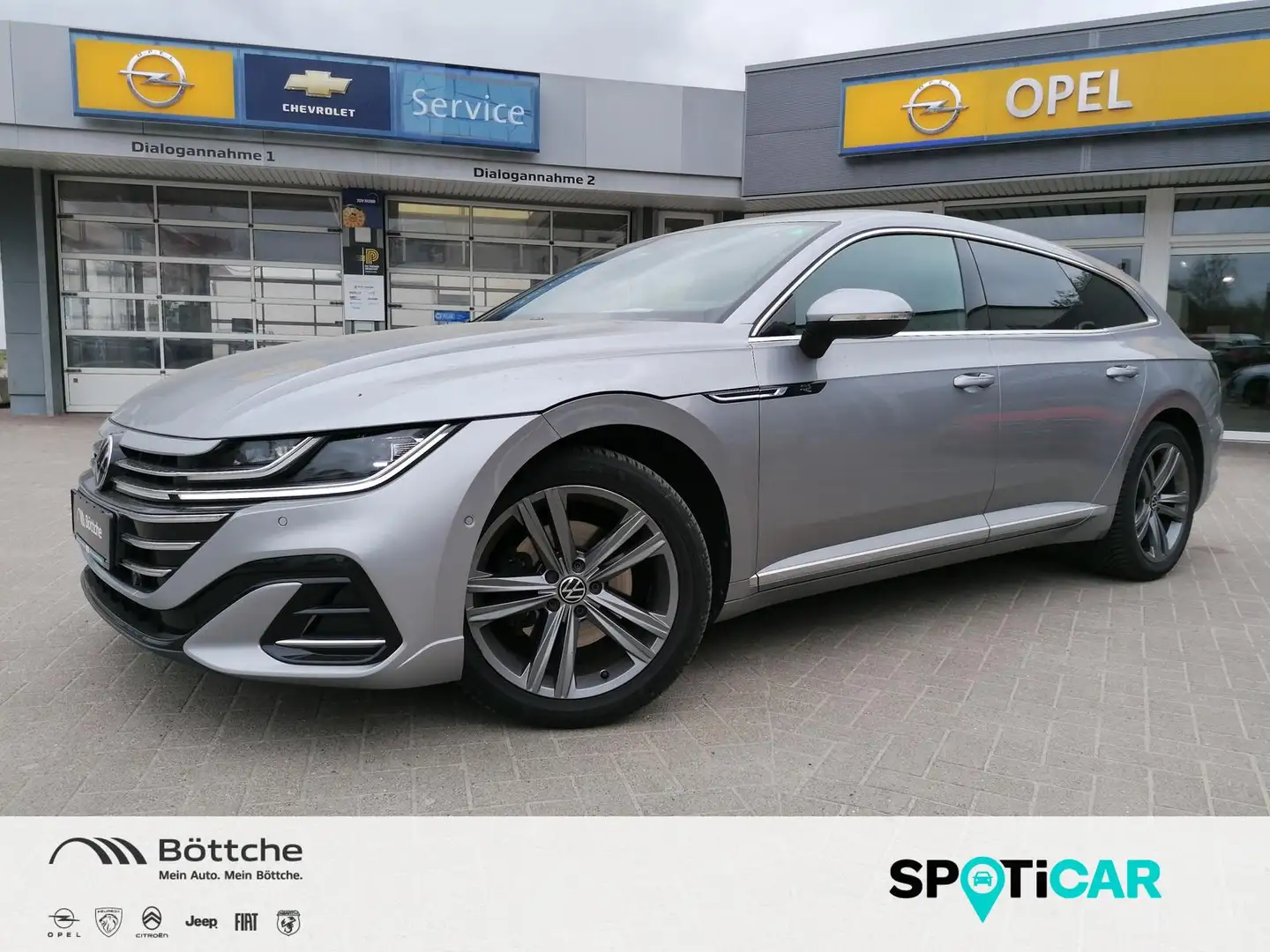 Volkswagen Arteon R-Line 2.0 TDI AT/AHK/LED/Navi/Shz/Kamera/Klimaaut Argent - 1