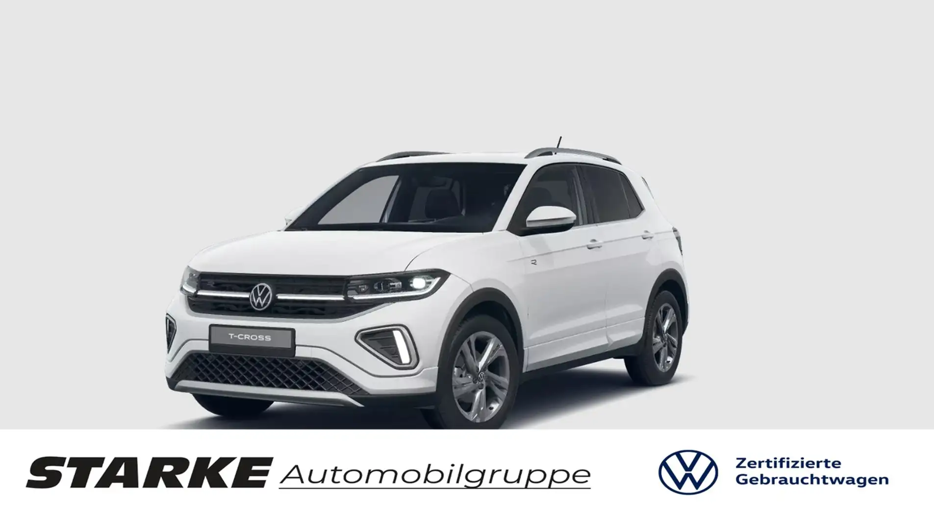 Volkswagen T-Cross 1.5 TSI DSG R-Line Weiß - 1