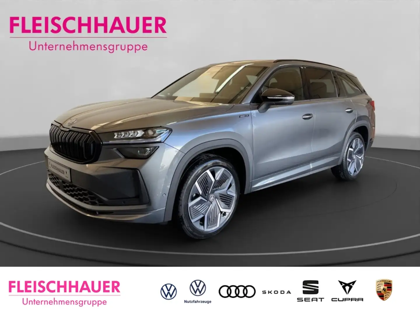 Skoda Kodiaq Sportline 2,0 TDI 110 HUD AHK Navi 360* Grau - 1