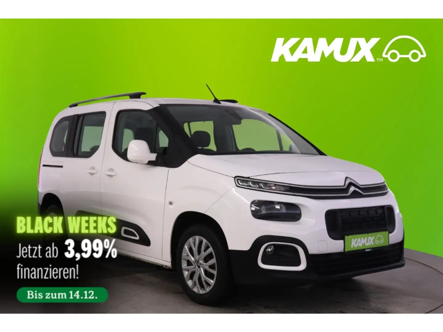 Citroen Berlingo 1.2PureTech 110 Feel M+AHK+PDC+CARPLAY Wit - 1