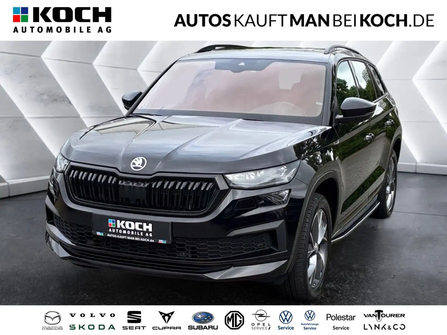 Skoda Kodiaq 2.0 TDI DSG 4x4 Sportline Canton 360° Pano Negro - 1