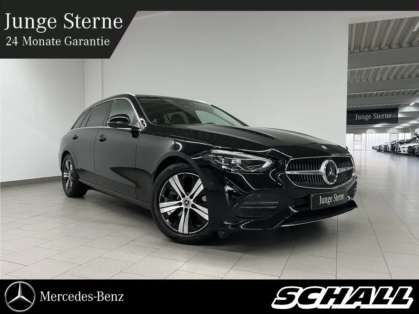 Mercedes-Benz C 200 T AVA+DISTR+AHK+LED+NAV+360°+ELEKTR.HECK Schwarz - 1