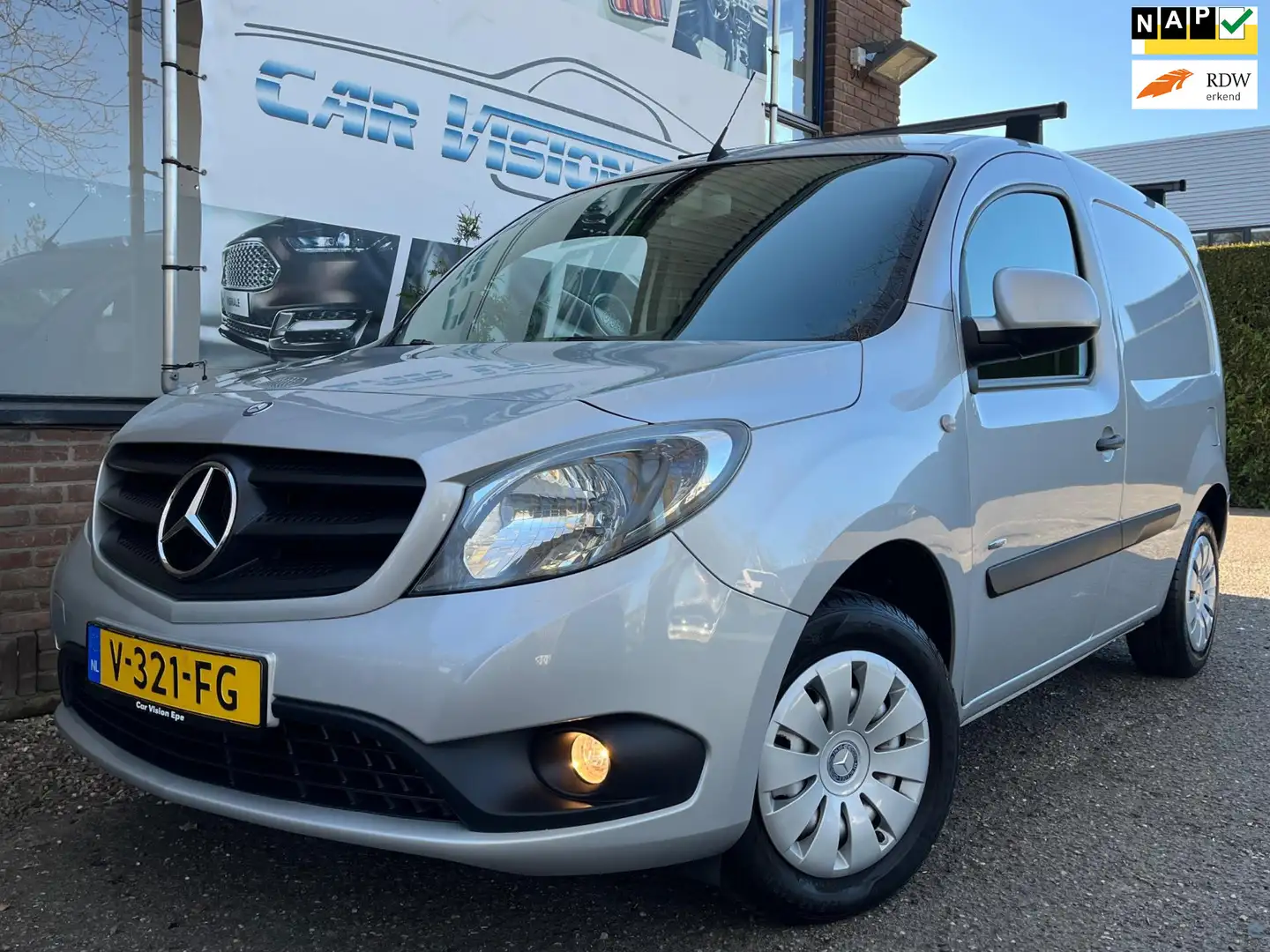 Mercedes-Benz Citan 109 CDI BlueEFFICIENCY|Airco|Cruise|Pdc|Navi|90PK| Zilver - 1