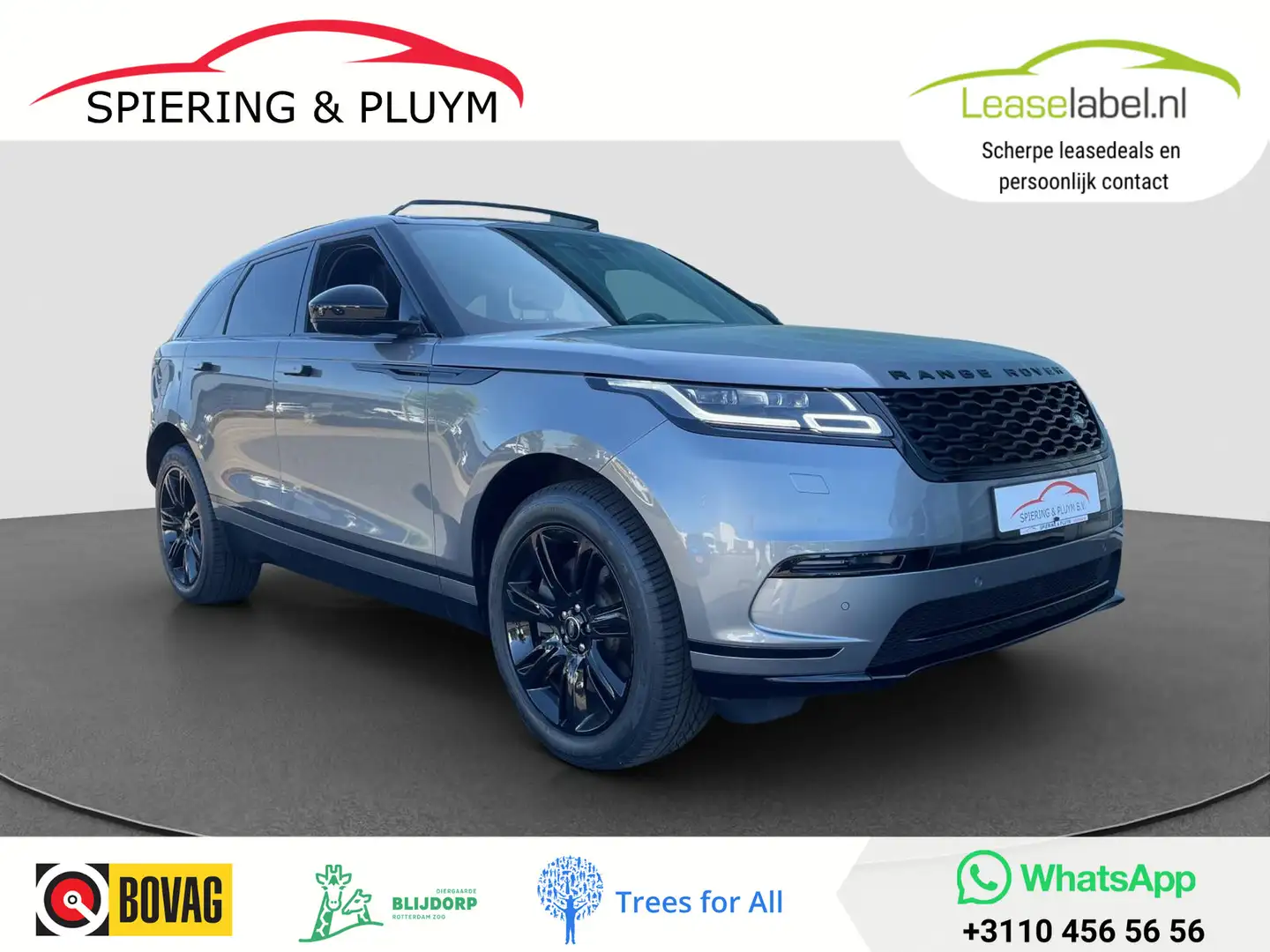 Land Rover Range Rover Velar 2.0 P400e S | Pano | Meridian | Matrix | Winter Zilver - 1