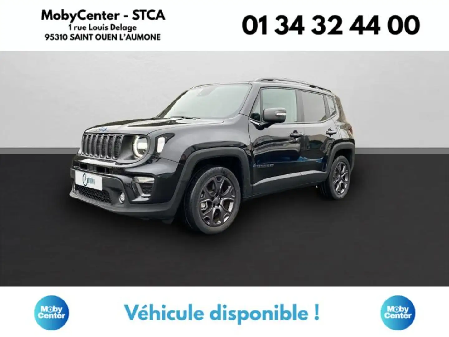 Jeep Renegade 1.3 GSE T4 190ch 4xe 80th Anniversary AT6 MY21 Noir - 1