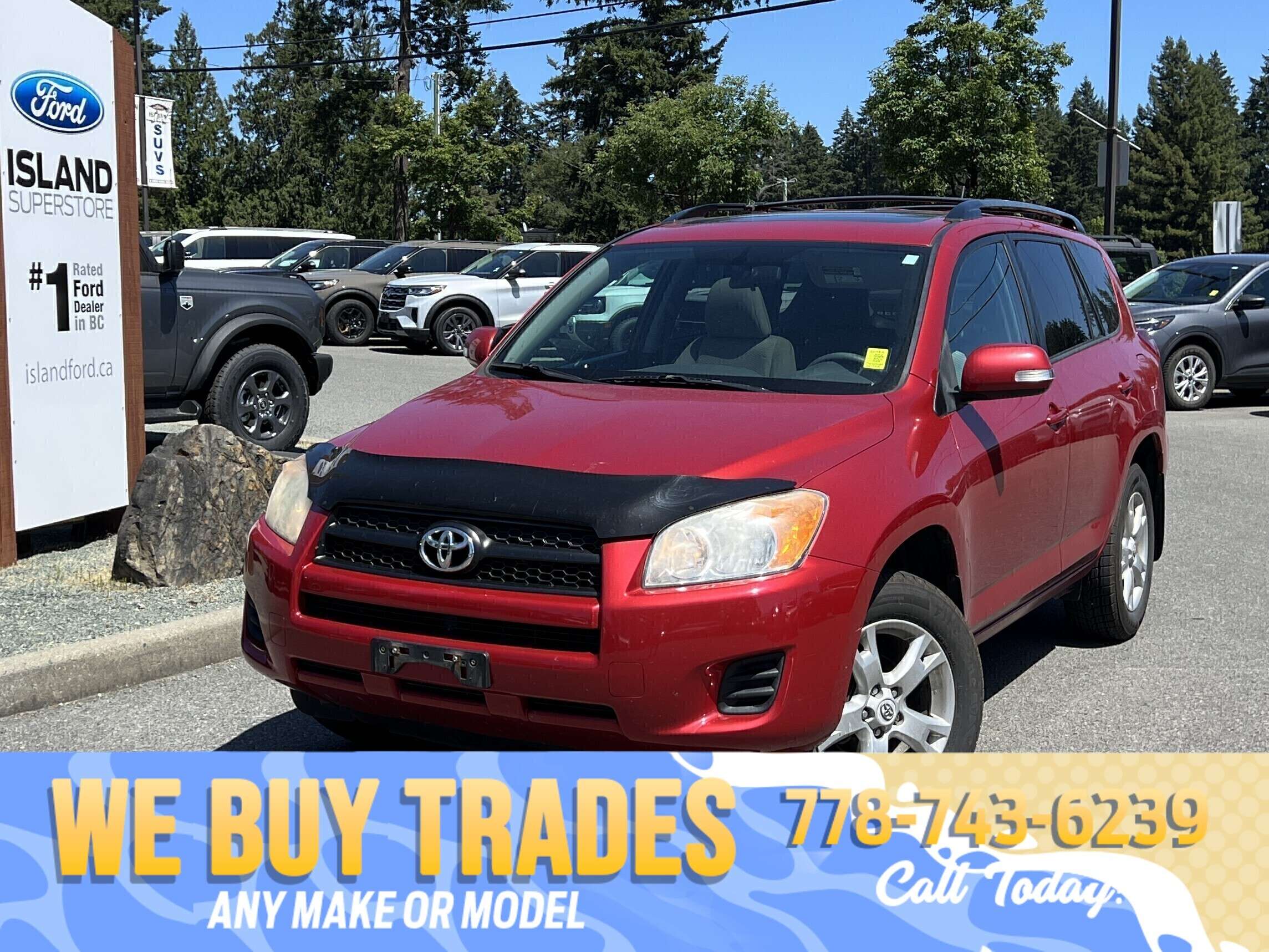Red 2012 Toyota RAV4 SUV / Crossover Four-Wheel Drive Automatic