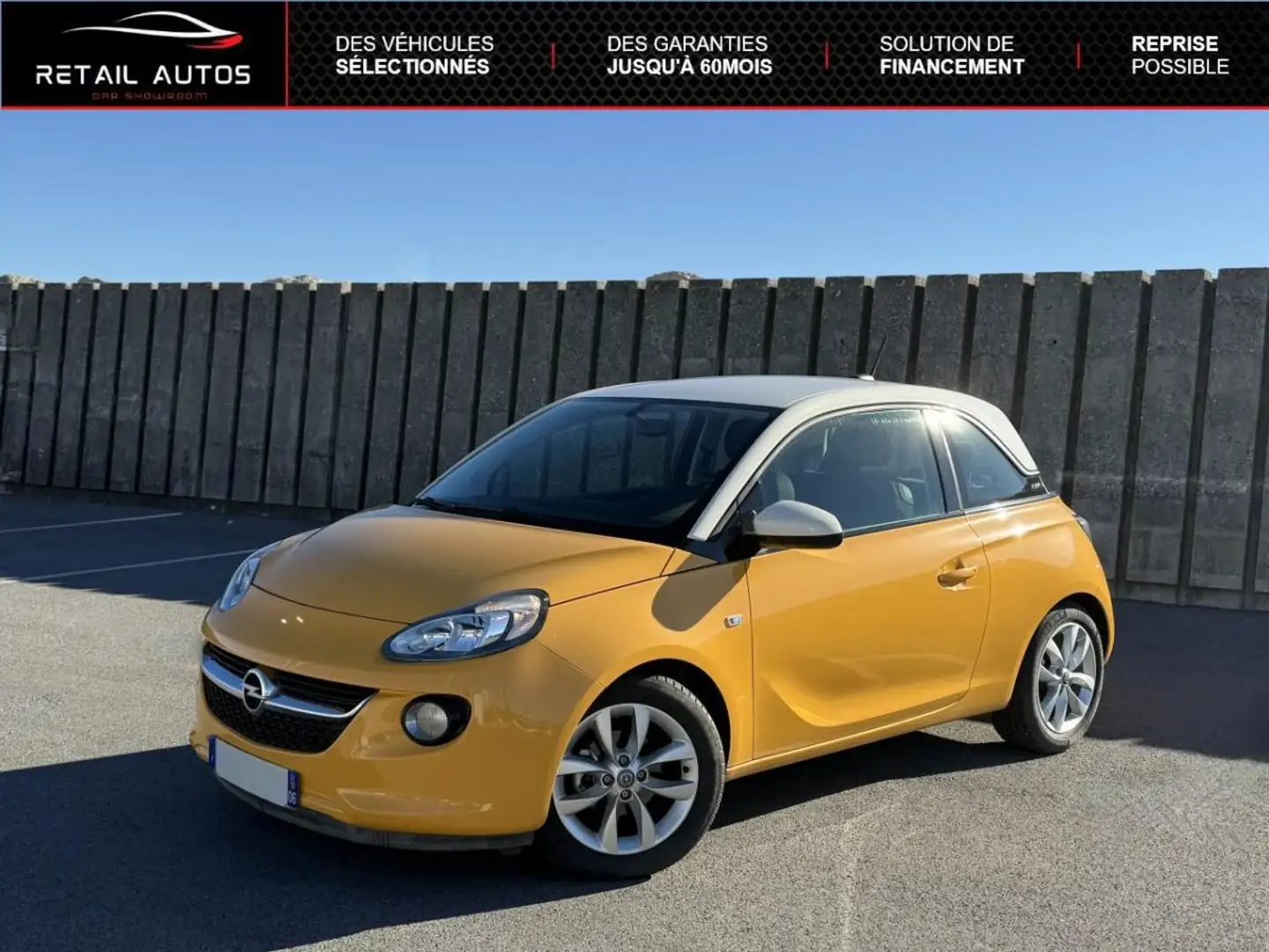 Opel Adam 1.4 Twinport 87ch Unlimited Start/Stop Giallo - 1