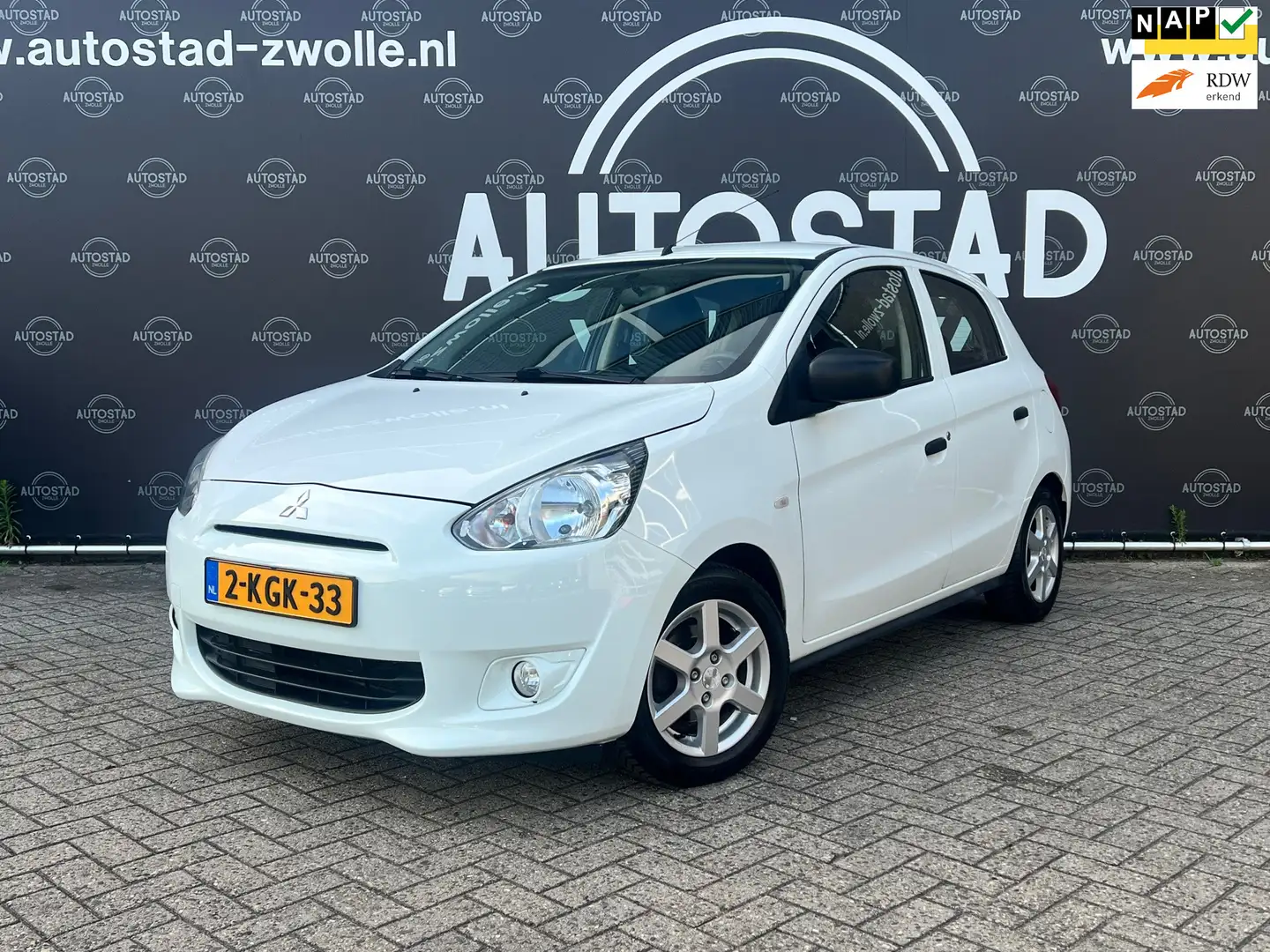 Mitsubishi Space Star 1.0 Inform NL-Auto/1ste Eigenaar/NAP/APK/Airco Blanco - 1